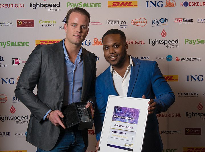 Marketingdirecteur Dexter Driessen (l) van Car Repair Online Products. 