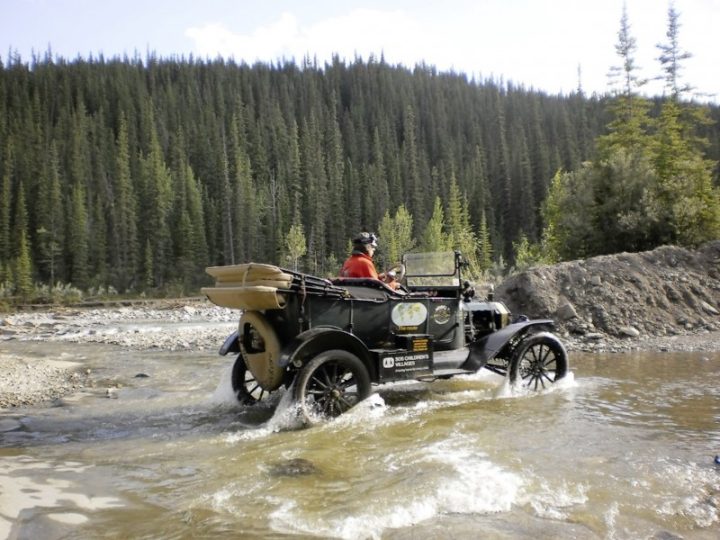 Ford T-Ford 1915 reis om de wereld Fam regter 