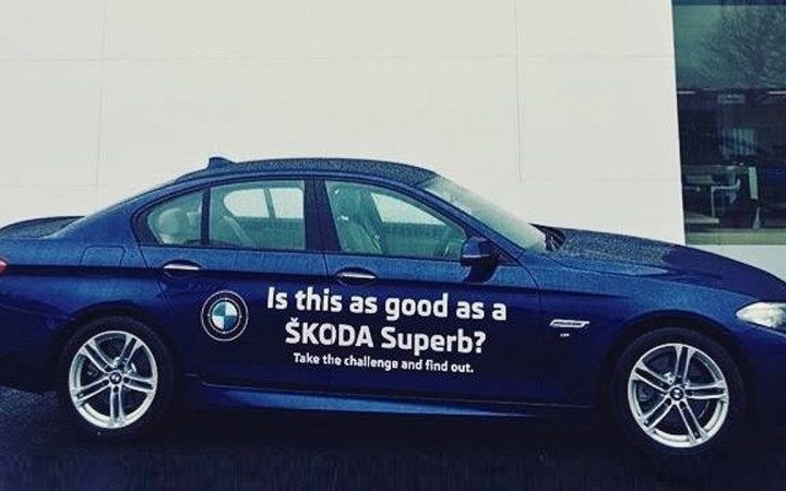 Probeer ‘t zelf: Skoda Superb of BMW 5