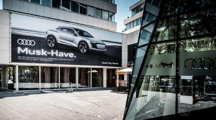 Nieuwe elektrische Audi een 'Musk-Have'