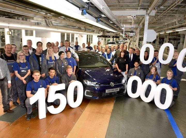 Volkswagen produceert 150 miljoenste auto