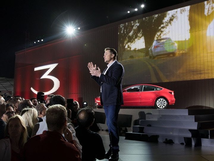 Lancering nieuwe Tesla Model 3